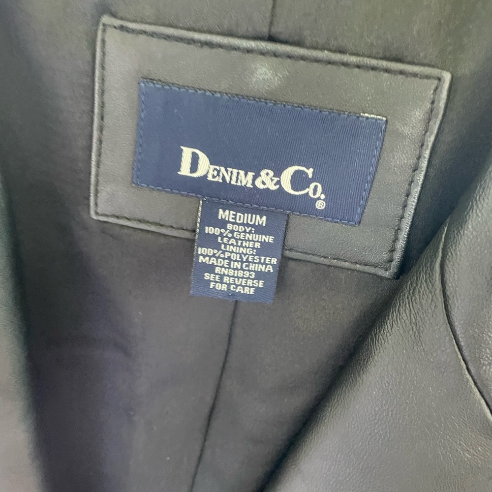 Preston & York Black Leather Jacket